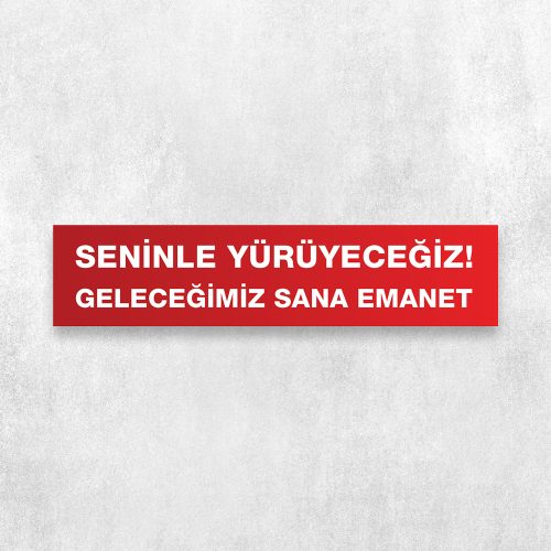 seninle yürüyeceğiz seninle yürüyeceğiz
